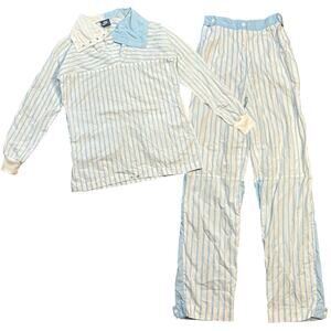 Nike 1980’s Vintage Baby Blue Pin Stripe Set